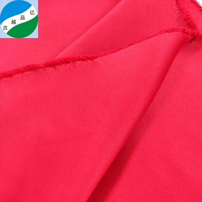 China factory woven ready made Bridal satin dyed fabric for garment R-240926-7