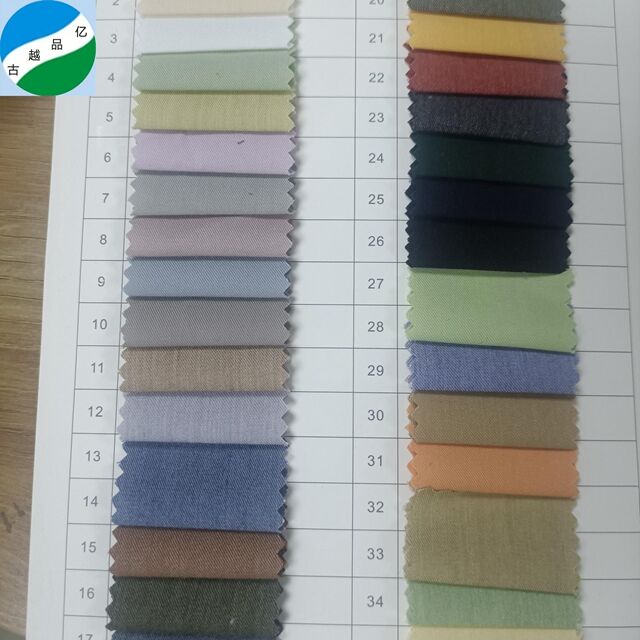 Hot selling quality tr polyester rayon 4 way stretch twill dyed fabric for garment RS-250612-17