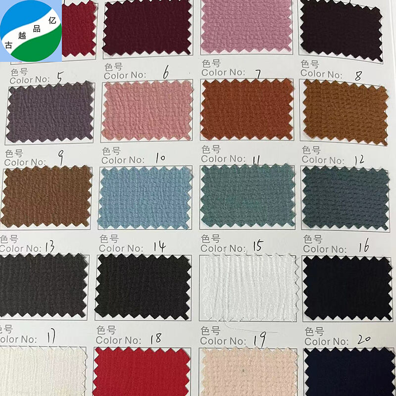 Factory price ready made W002 polyester plain dyed fabric R-241101-178