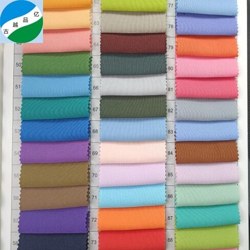 China textile discounted fresh order polyester double twill 4 ways spandex dyed fabric G-069