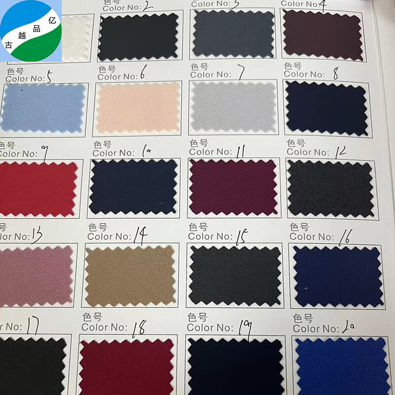 High quality ready made TR-70 polyester plain dyed fabric R-241101-181