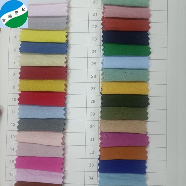 Ready made quality 100%  polyester ice silk crepe dyed fabric for garment dress shirt RS-250612-18