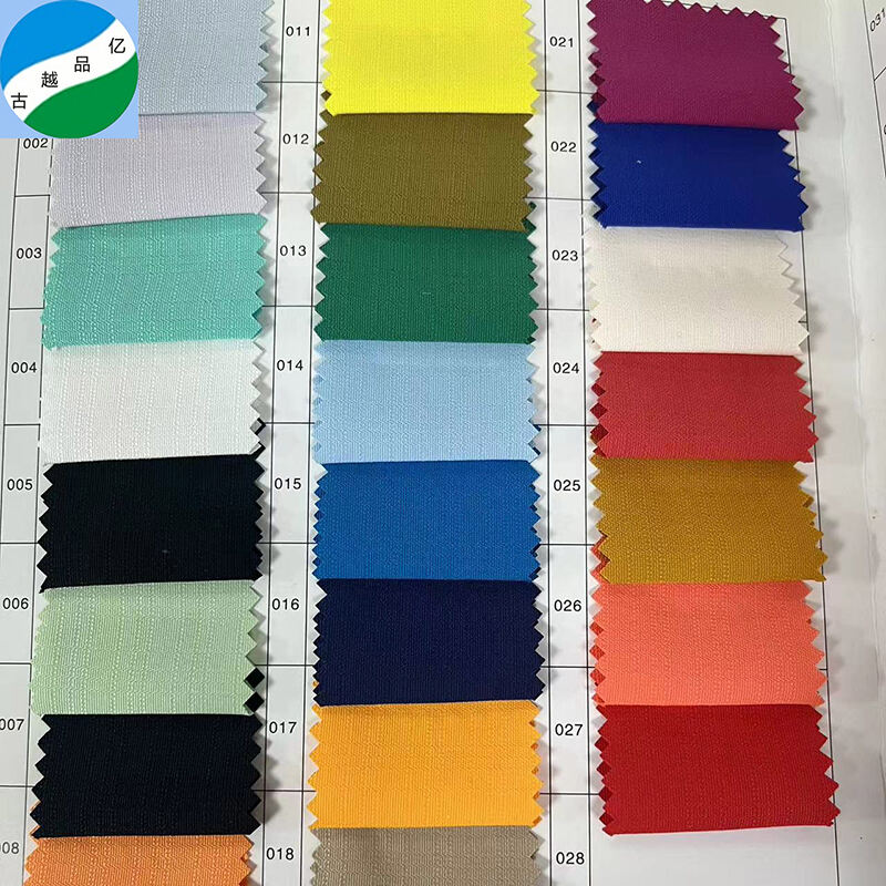 Good sells ready made K003 polyester plain dyed fabric R-241101-179