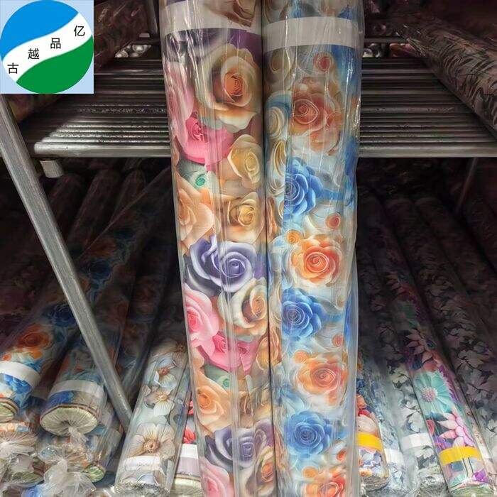 Wholesale hot selling 45S rayon print fabric stock lot for garment M-241218-7