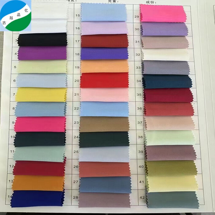 High quality ready made matte poka plain dyed fabric for garment RS-241211-14