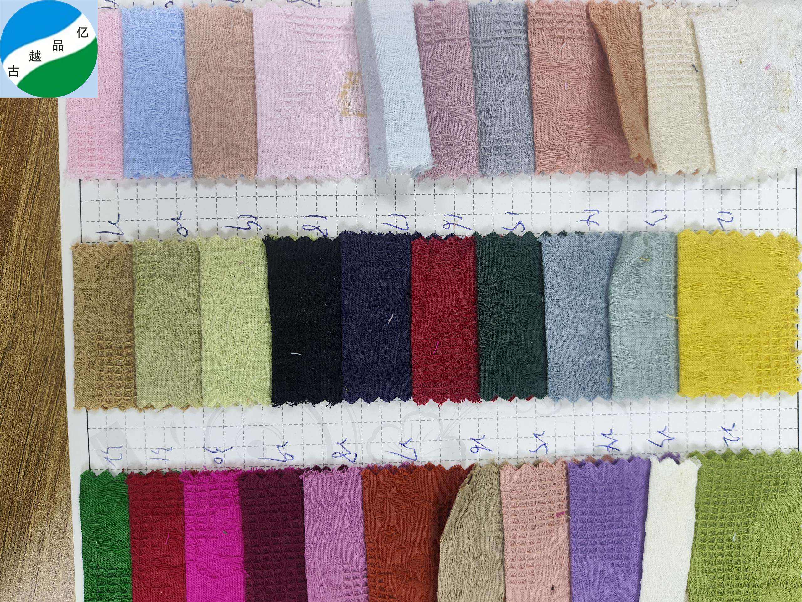 高品質ポリエステルジャカード生地 女性用衣料 RS-250808-12