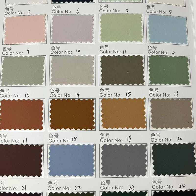 Good quality ready made CC-25 polyester plain dyed fabric R-241023-156