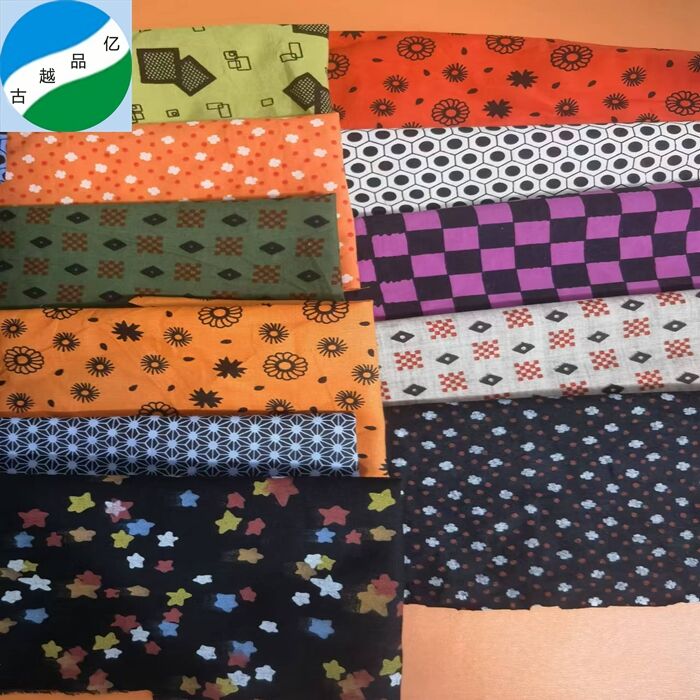 Hot selling 100% cotton print fabric stock for garment M-241230-3