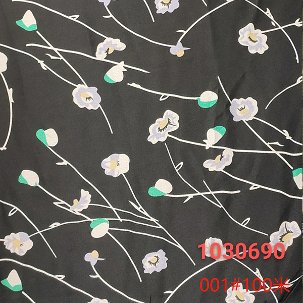 Hot selling polyester bubble spandex satin print ready made fabric R-241014-91