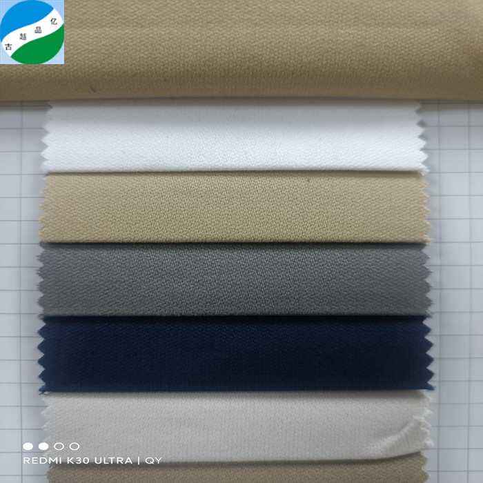 Teixido de algodón elástico desbocado para confección RS-250402-18