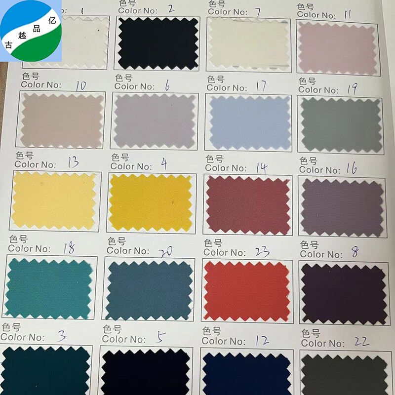 High quality ready made polyester plain dyed fabric for garment R-241104-192