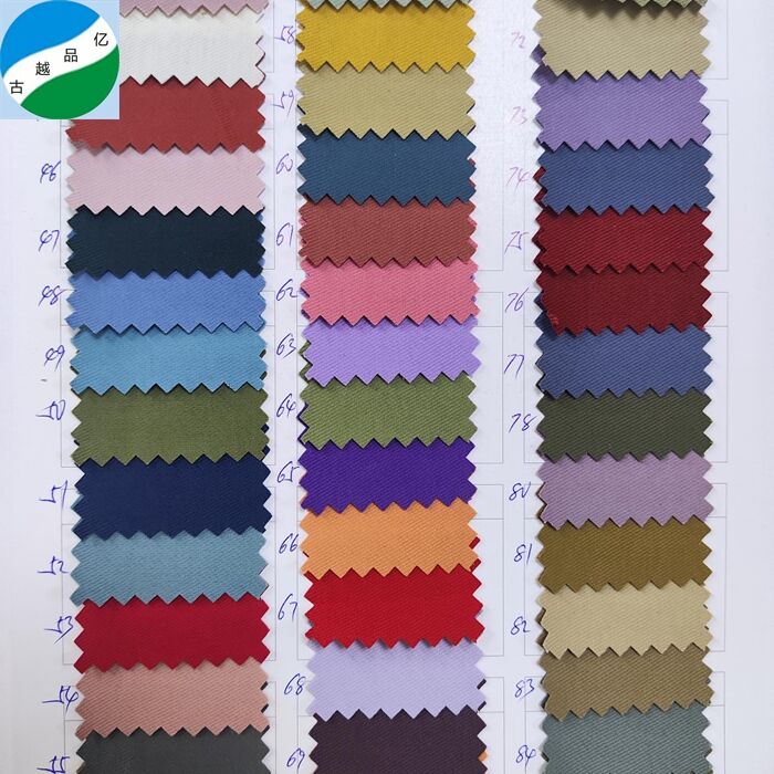 Bagong dating nylon cotton dyed fabric para sa garment trousers RS-250419-13