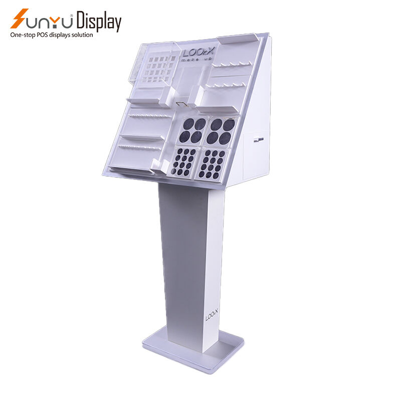 Custom Retail Organizer Cosmetic Floor Display Stand