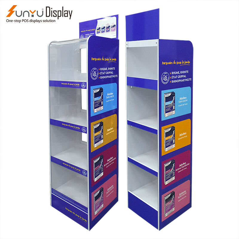 Pharmacy Floor Medicine Display Rack