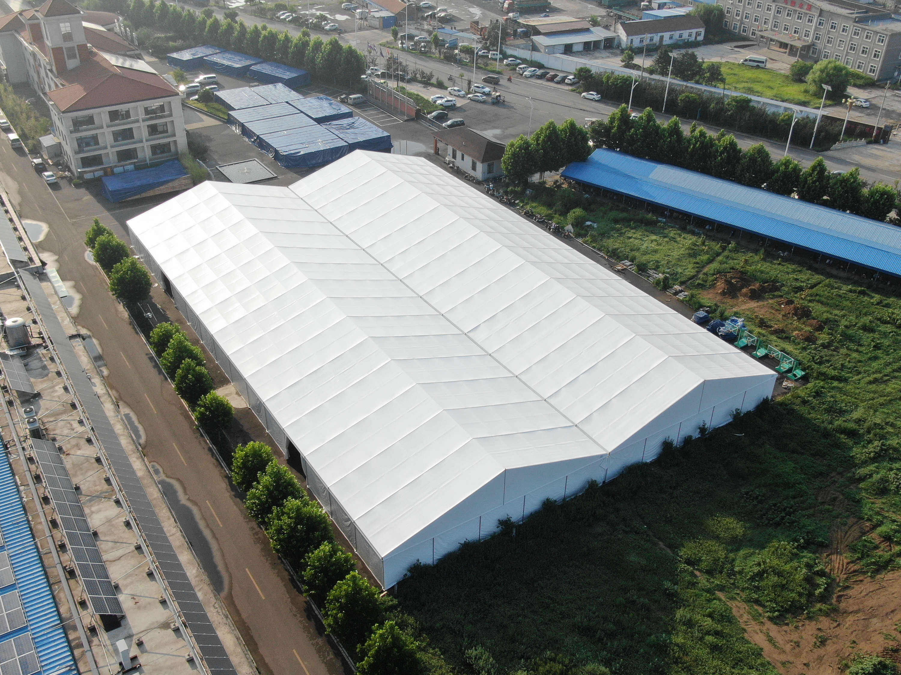 Large Temporary Storage Aluminum Tent