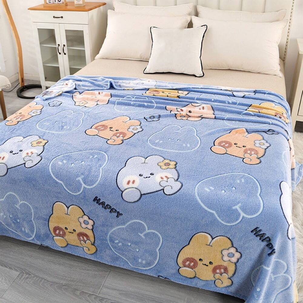 print flannel blanket