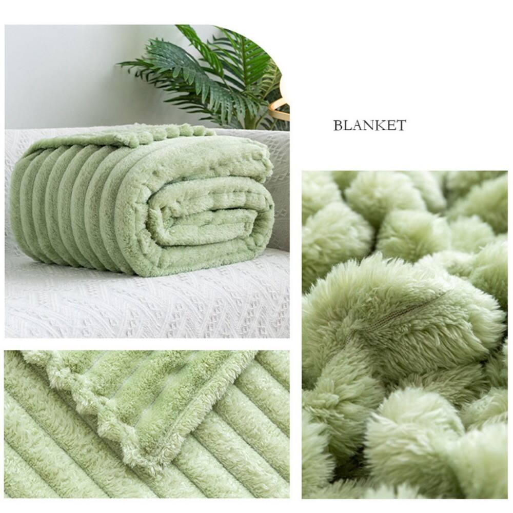 strip flannel blanket