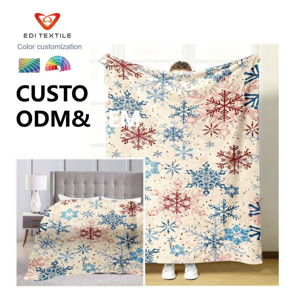 print flannel blanket