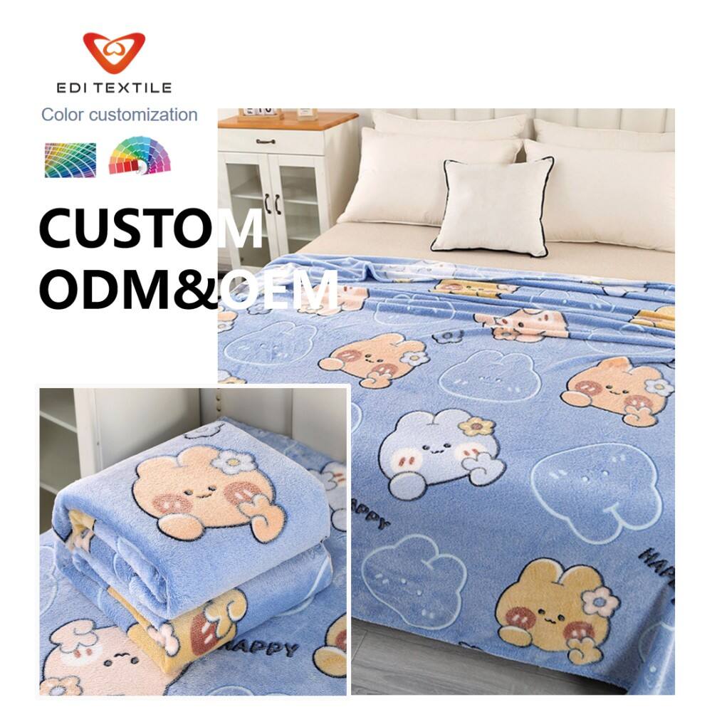 print flannel blanket
