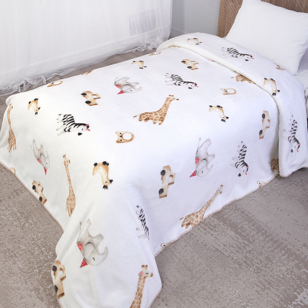 print flannel blanket