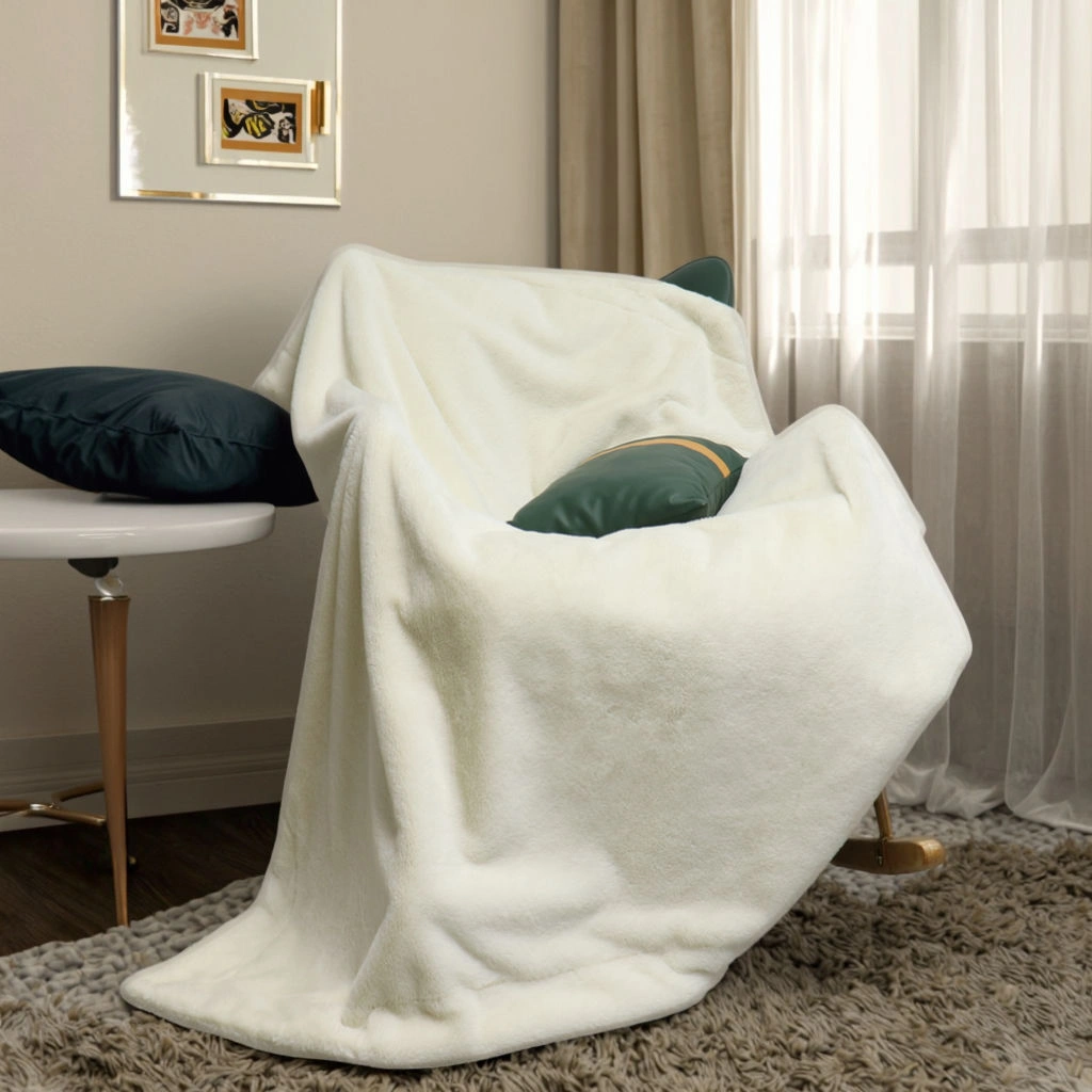 Çok Satanlar Toptan Satıcı Yeni Ürünler Poliester Süper Sıcak Yumuşak Lüks Yatak Takımı Kalın Atkı Yalancı Kürk Sansar Yün Battaniye