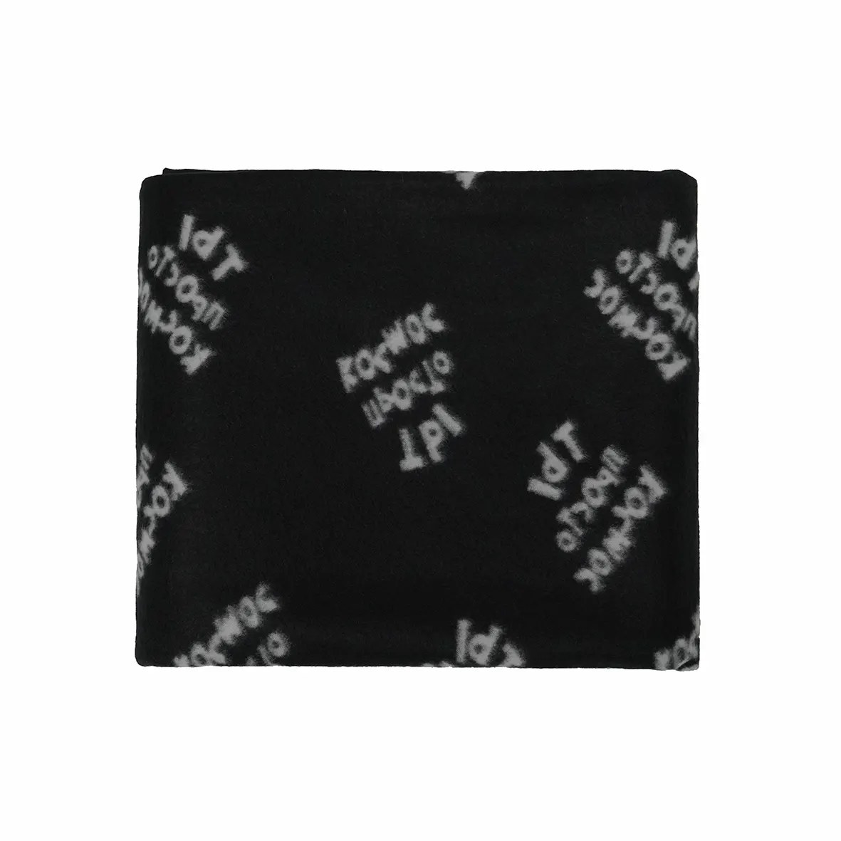 stick figure printed polar fleece fabric-67