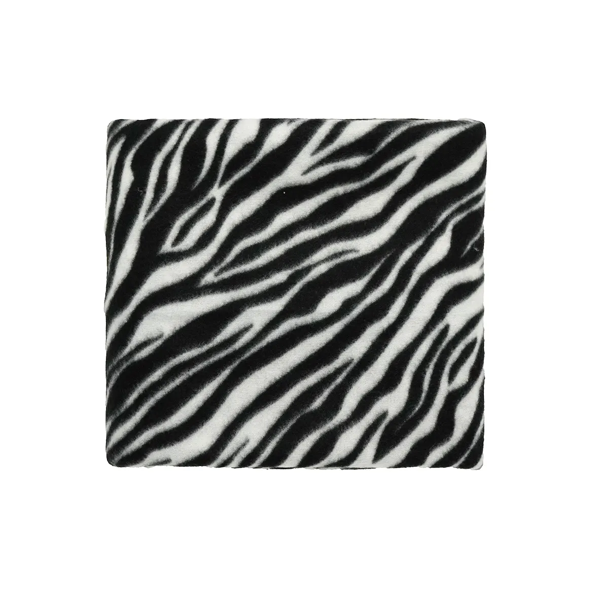 Zebra-stripe Pattern Printed Polar Fleece Fabric