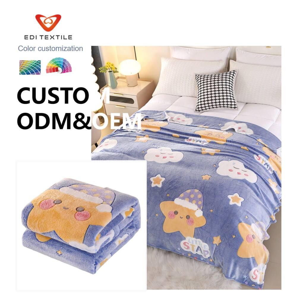 print flannel blanket