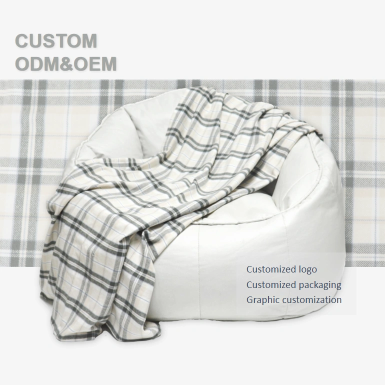 Essential for Air Travel - Ultra-Portable Checkered Blanket