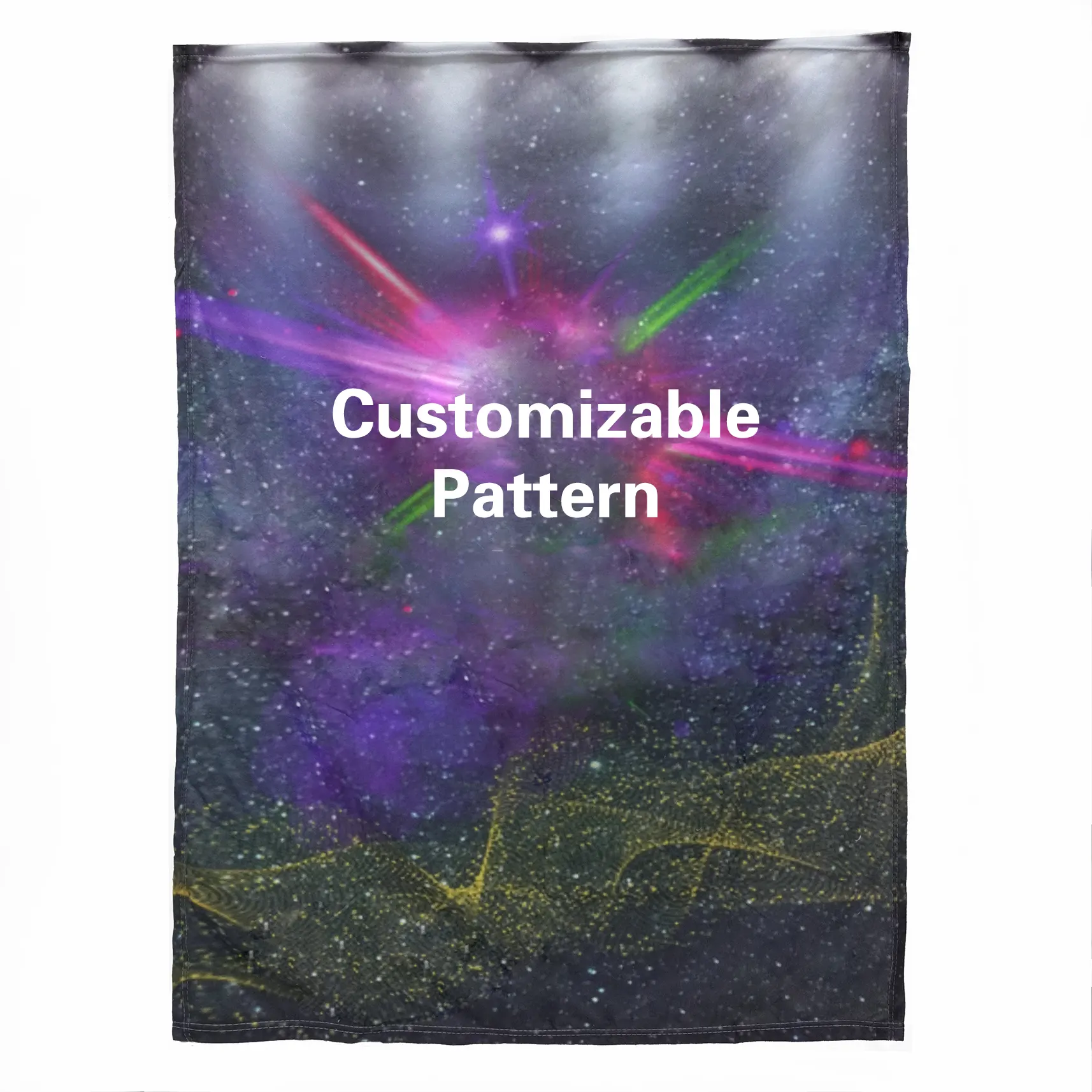 Custom Print Sports Team Design 100% Polyester Polar Fleece Blanket