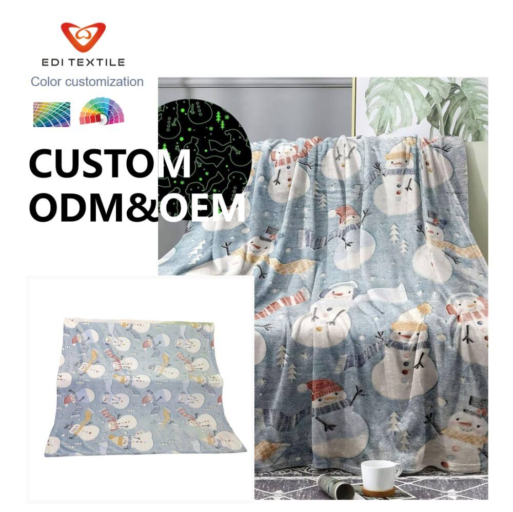 print flannel blanket