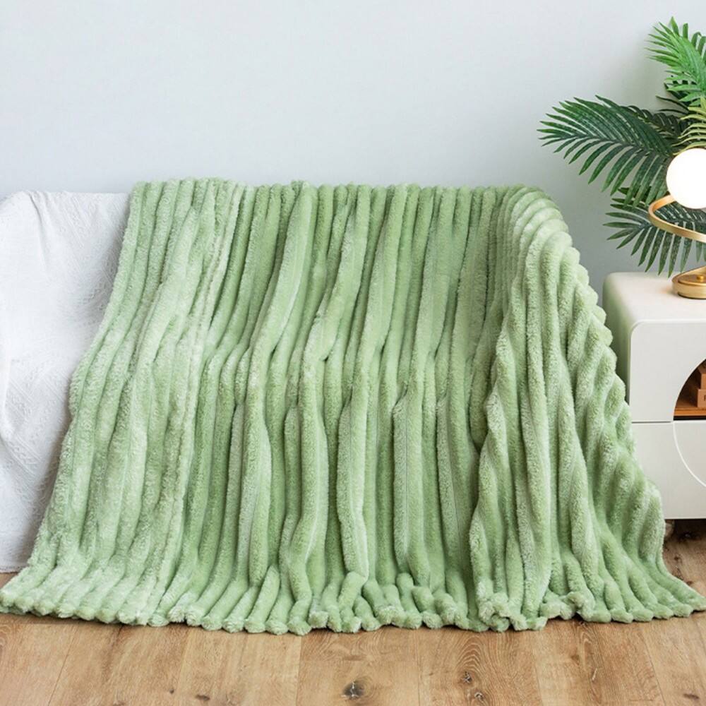 strip flannel blanket