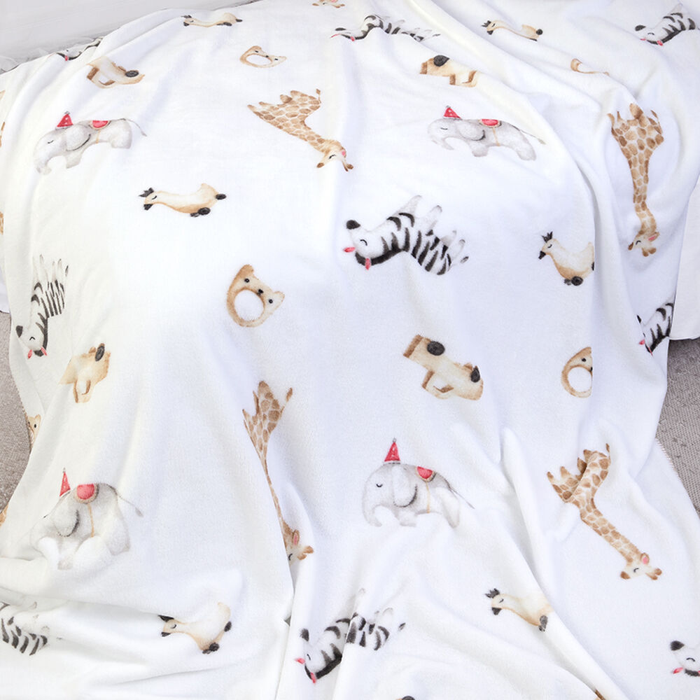 print flannel blanket