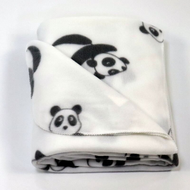 Panda Printing Polar Fleece Blanket supplier