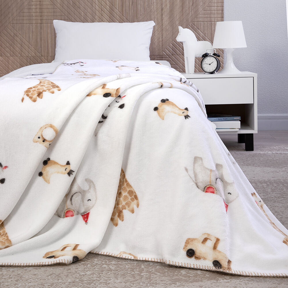 print flannel blanket
