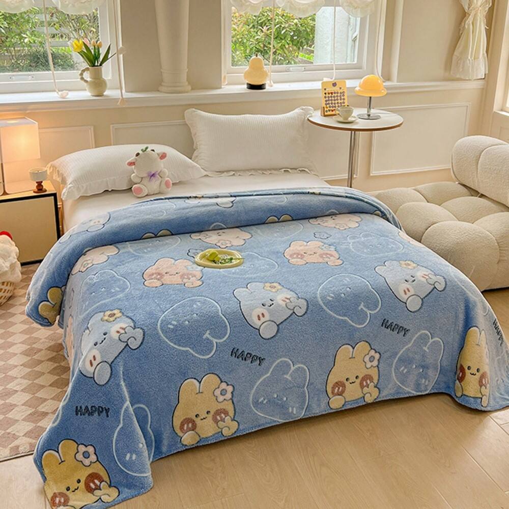 print flannel blanket