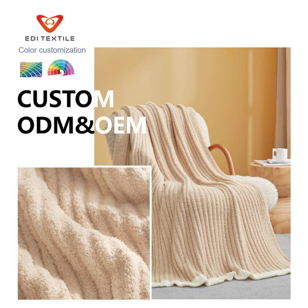 Estetická antistatická lehká přikrývka z fleece od značky Sharpe pro domácí dekoraci