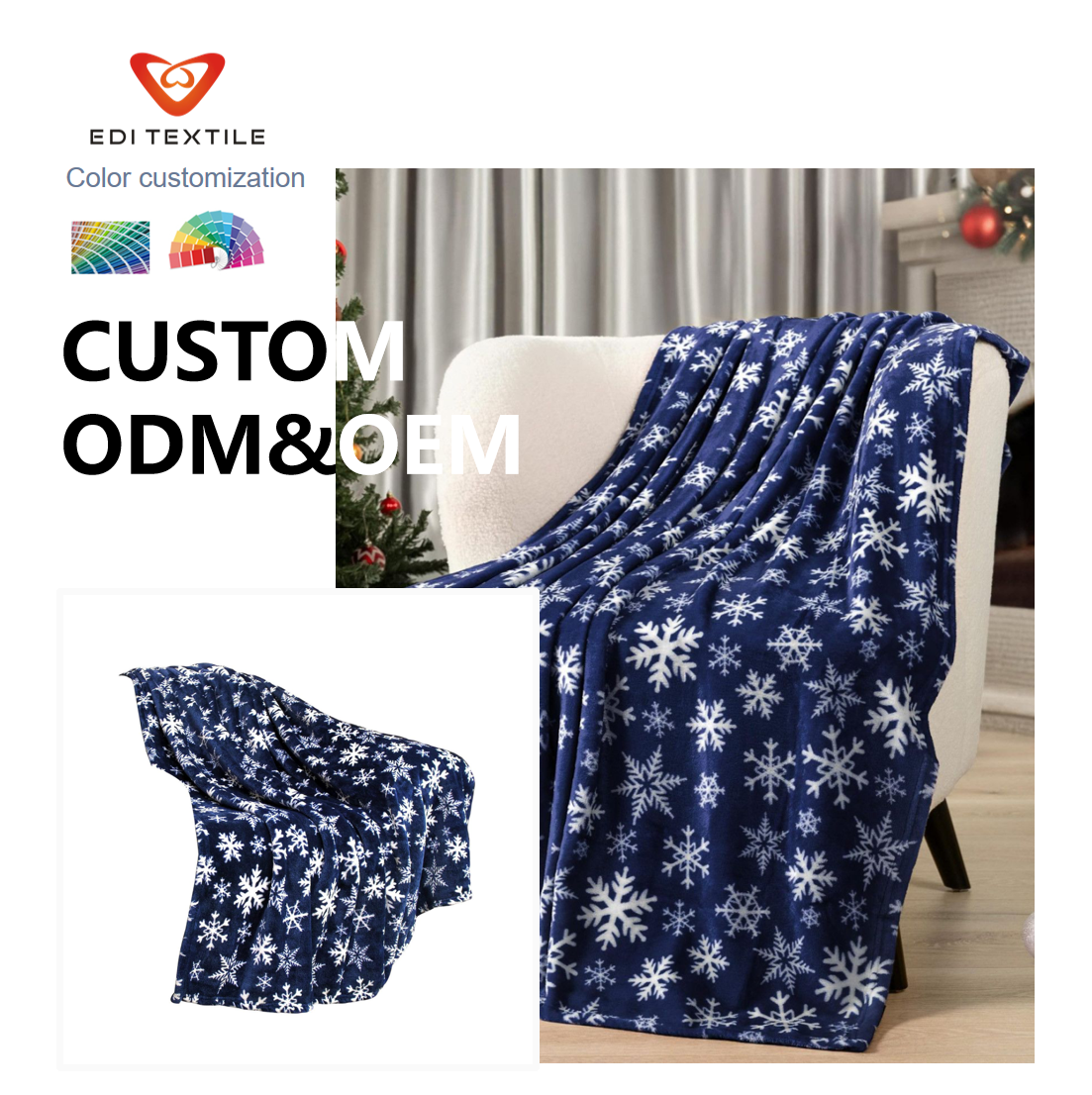 print flannel blanket