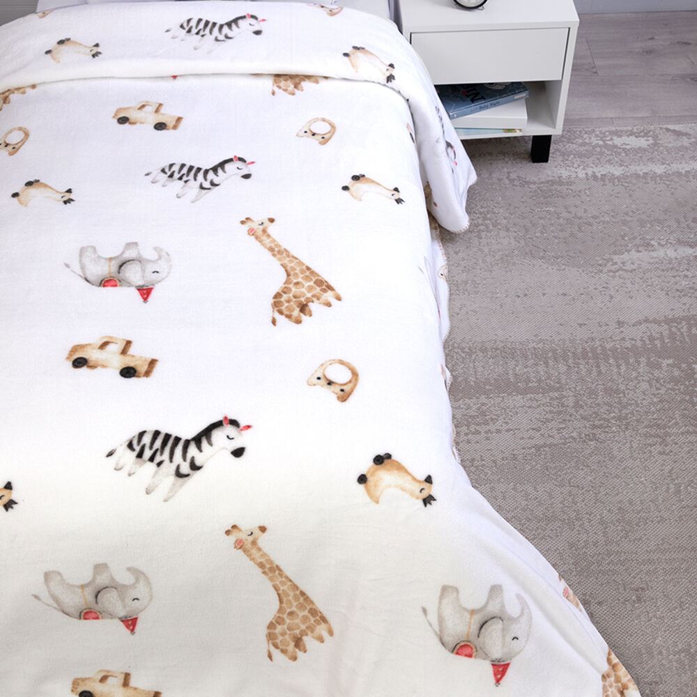 print flannel blanket