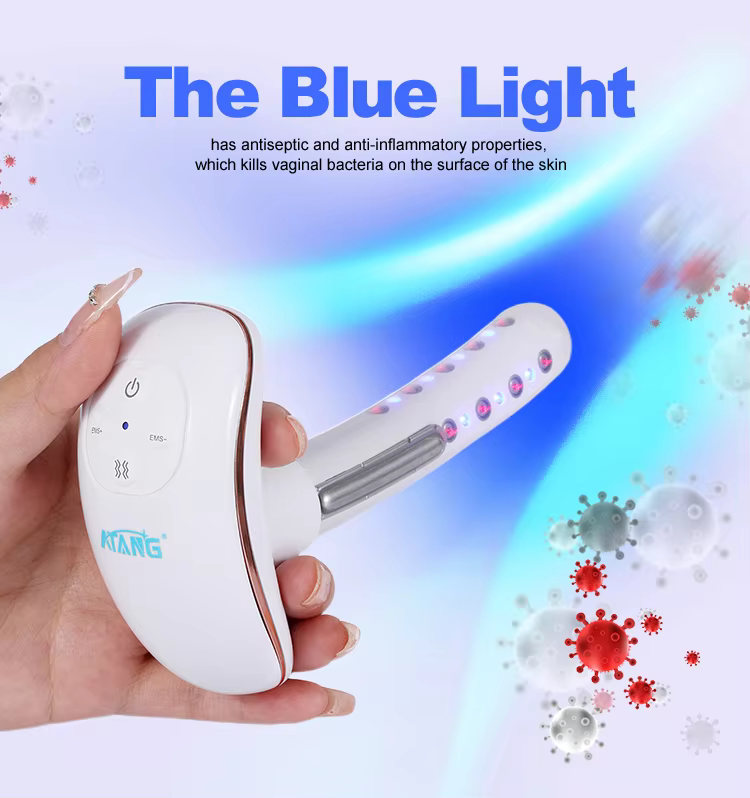Vaginal Odor Remedies Red Blue Light For vaginal discharge Anti bacterial vaginosis Yoni Wand Clinical and Home Use Machine for Vaginitis and Vagina Dry Relaxation manufacture