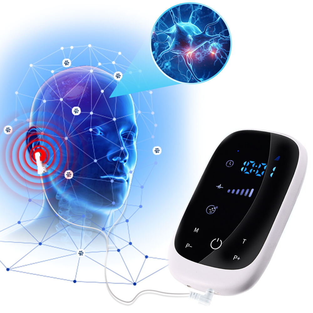 Sleep Aid Insomnia CES Therapy by Micro Current Relief Anxiety Disorder How to Sleep Faster Machine