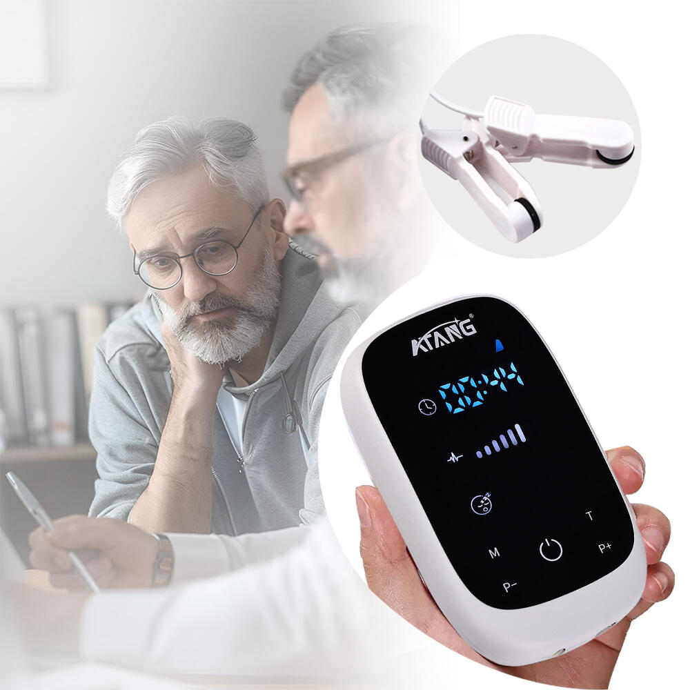 CES-Therapiegerät mit Elektrodenstimulation zur Unterstützung bei Schlaflosigkeit, Stress und erholsamem Schlaf
