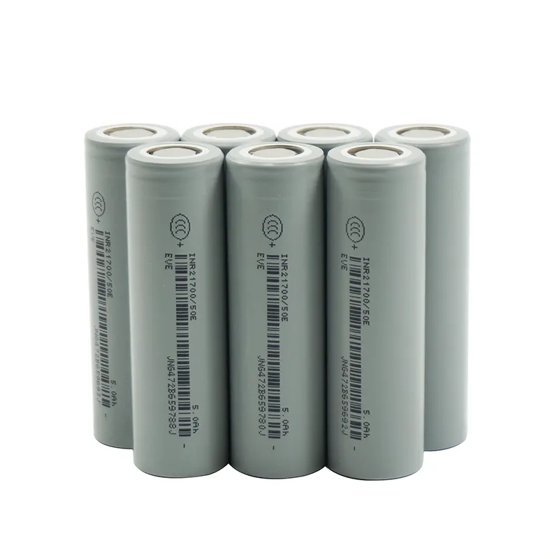 3.7V 5000mAh 21700 円筒形バッテリー INR21700-50E