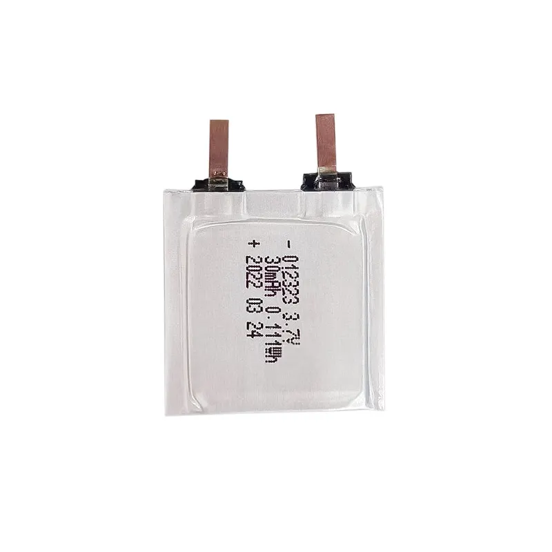 3.7V 30mAh リチウムイオンポリマー 012323 バッテリー