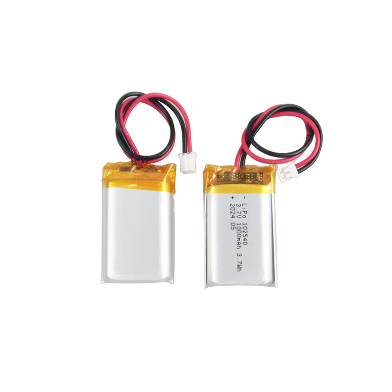 แบตเตอรี่ Lipo ขนาด 3.7V 1000mah 102540 แบตเตอรี่พอลิมเลอร์ลิตยูมแบบชาร์จใหม่ แบตเตอรี่ที่มีสายสําหรับเครื่องมือไฟฟ้า