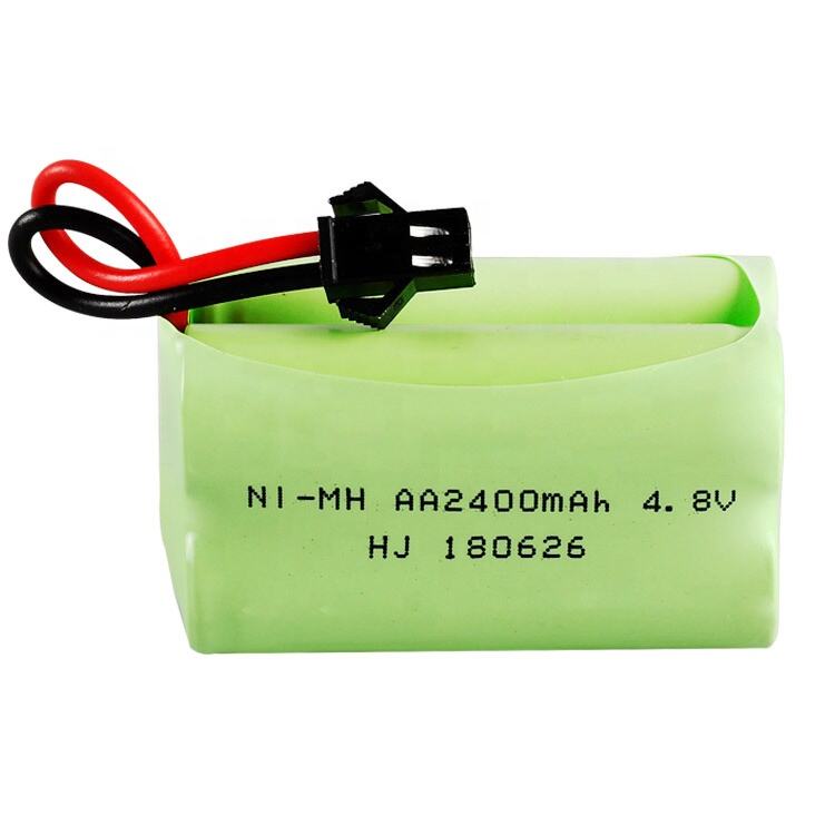 Hot Selling NIMH Rechargeable Battery Pack 4.8V 1300mAh Ni-MH AA Battery Pack with Connector