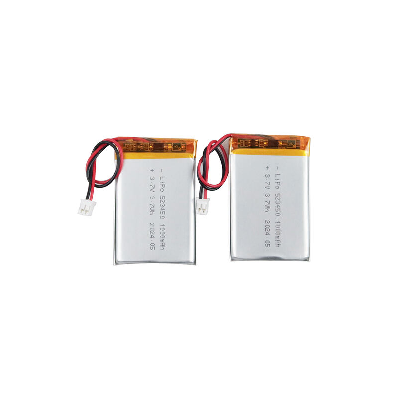 Customized ODM Li-po 3.7V 1000mAh Rechargeable Lithium Polymer cells battery 523450 lipo Batteries for GPS Smart Phone