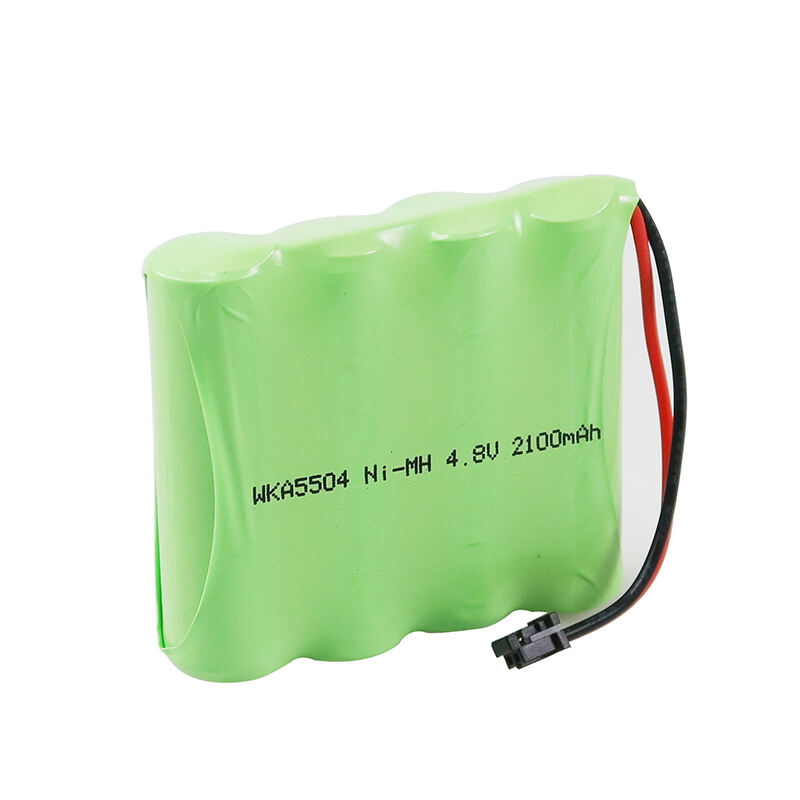 Customize Rechargeable Replacement NI-MH 4.8V 2100mAh NIMH WKA5504 Battery pack for Alarm batteries