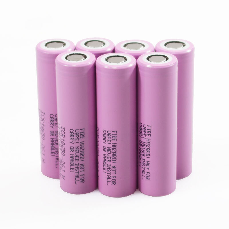 3.7v 2600mah malaking kapasidad ng rechargeable lithium battery