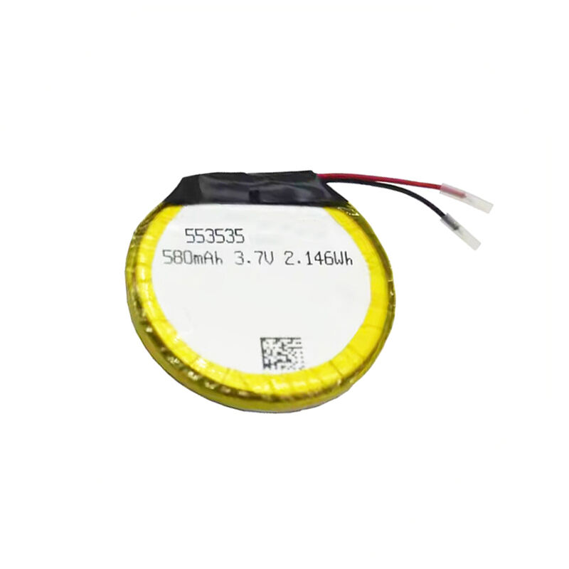 3.7V 580mAh Lithium Ion Polymer 553535 Battery